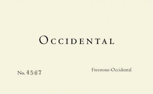 Occidental, Freestone-Occidental, Pinot Noir 2022