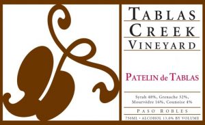 Tablas Creek Vineyard, Patelin de Tablas, Rhone Blend 2019
