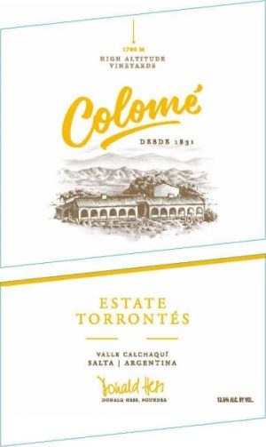 Bodega Colome, Torrontes 2021