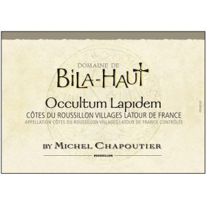 Bila-Haut by Michel Chapoutier, Occultum Lapidem 2015