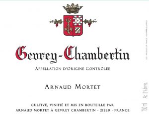 Arnaud Mortet, Gevrey-Chambertin 2016