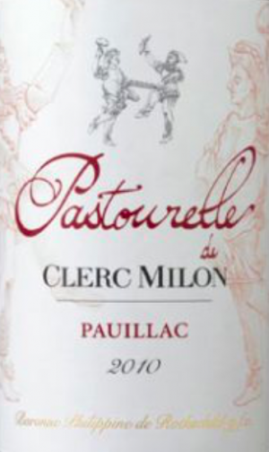 Pastourelle de Clerc Milon, Pauillac 2010