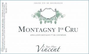 Jean-Marc Vincent, Montagny 1er Cru 2016