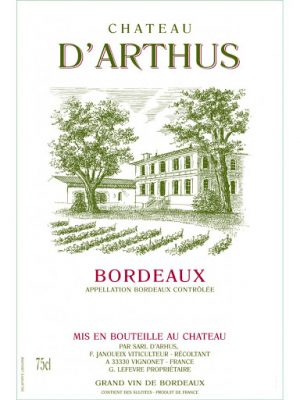 Chateau D'Arthus, Bordeaux 2018