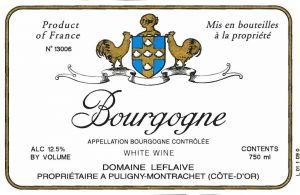 Domaine Leflaive, Bourgogne Blanc 2015