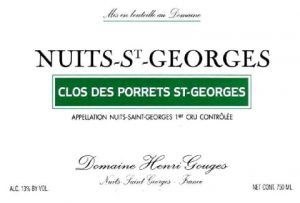 Domaine Henri Gouges, Clos des Porrets St. Georges 1er Cru, Nuits-St.-Georges 2016