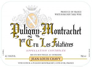 Jean-Louis Chavy, Les Folatieres 1er Cru , Puligny-Montrachet 2016