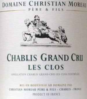 Christian Moreau Chablis, Les Clos Grand Cru 2016