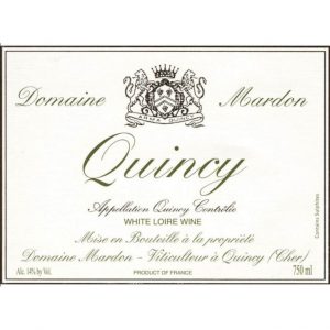 Domaine Mardon, Cuvee Tres Vieilles Vignes, Quincy 2020