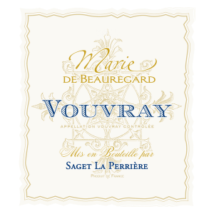 Marie De Beauregard, SAGET "LA PERRIERE" Vouvray 2017